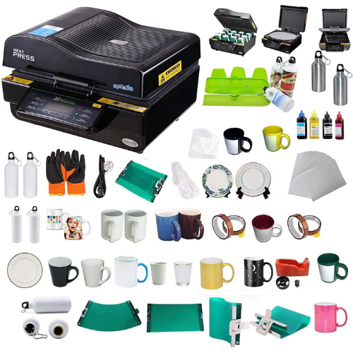 INTBUYING 3D All-in-One Vacuum Heat Press Sublimation Machine