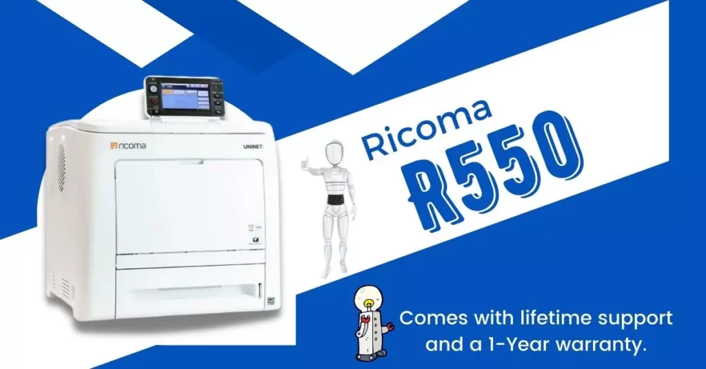 Ricoma R550 White Toner Transfer Printer