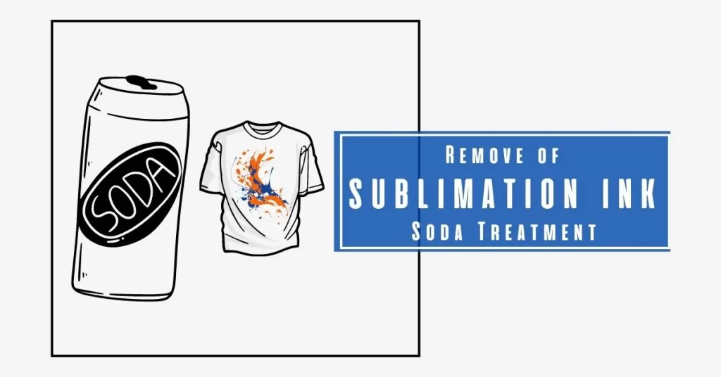 Removal of Sublimation Ink by Soda Treatment