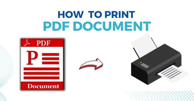 how to print pdf document